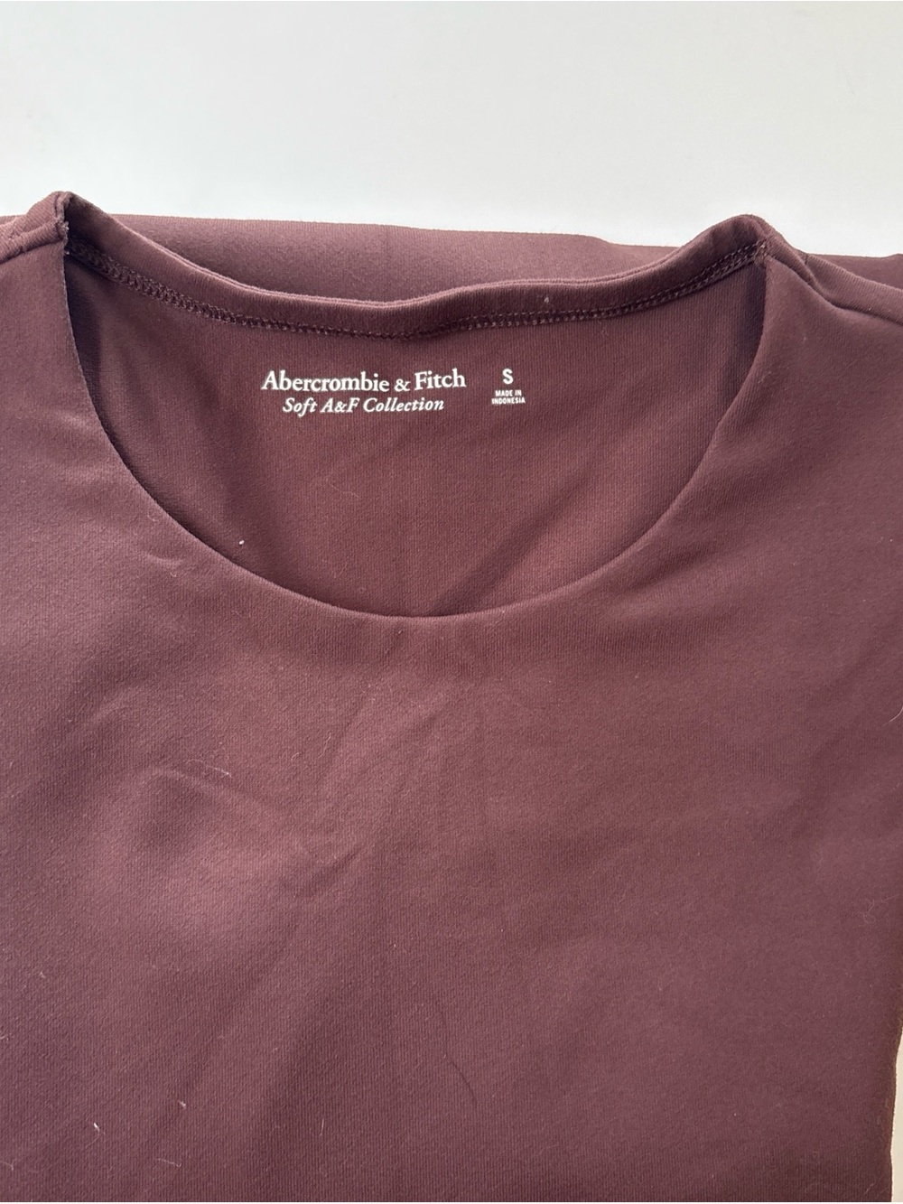Abercrombie & Fitch soft matte long sleeve seamless crew bodysuit - Picture 2 of 4